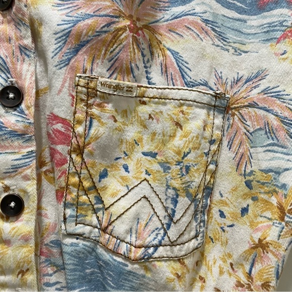 Billabong x Wrangler Cali Sun Button Down Short Sleeve Romper Jumpsuit - Picture 10 of 13